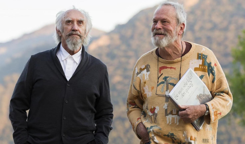 Jonathan Pryce and Terry Gilliam on the set of The Man Who Killed Don Quixote. (Photo: Tornasol Films)
